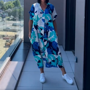 BloomEssence – Women's Printed Comfort Dress