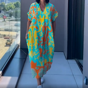 BloomEssence – Women's Printed Comfort Dress