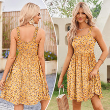 FloraCharm - Square Neck Summer Dress
