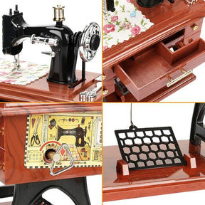 SewMelody – Wooden Sewing Machine Music Box