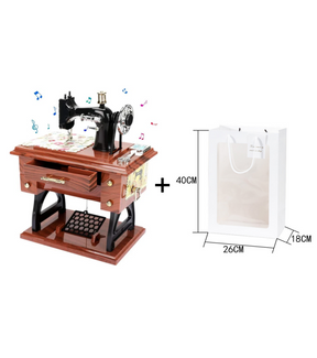 SewMelody – Wooden Sewing Machine Music Box
