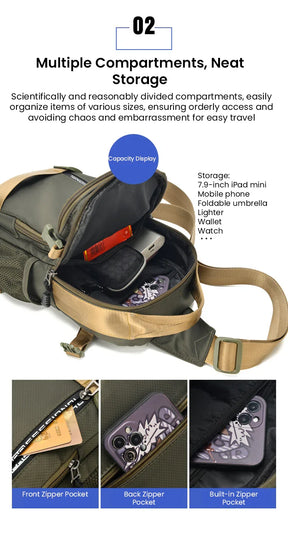 UrbanStride – Adjustable Casual Travel Chest Bag