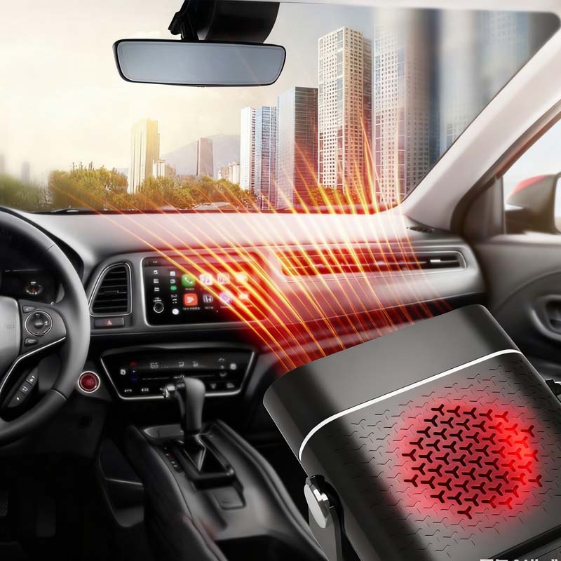 DriveWarm – Compact 2-in-1 Car Heater & Defogger
