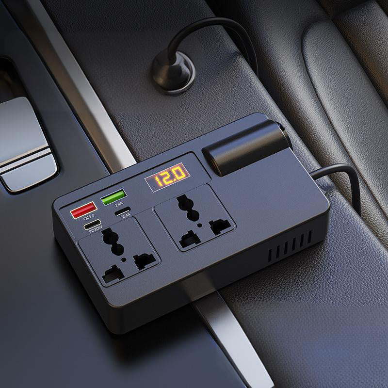 CarvaVolt - Digital Display Power Inverter