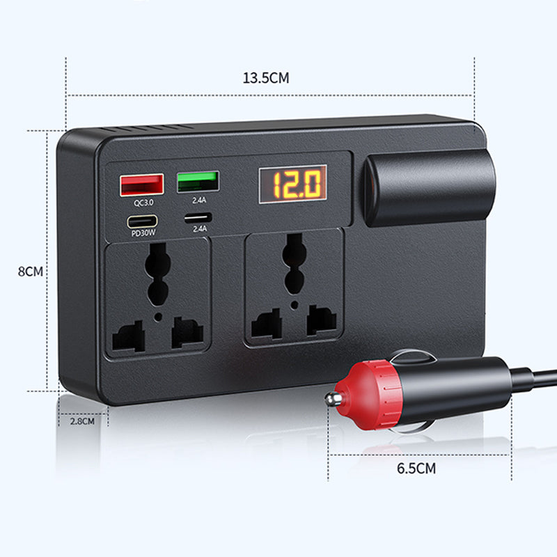 CarvaVolt - Digital Display Power Inverter
