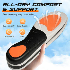 ShockRelief - Sports Shock Absorbing Insoles with Arch Support
