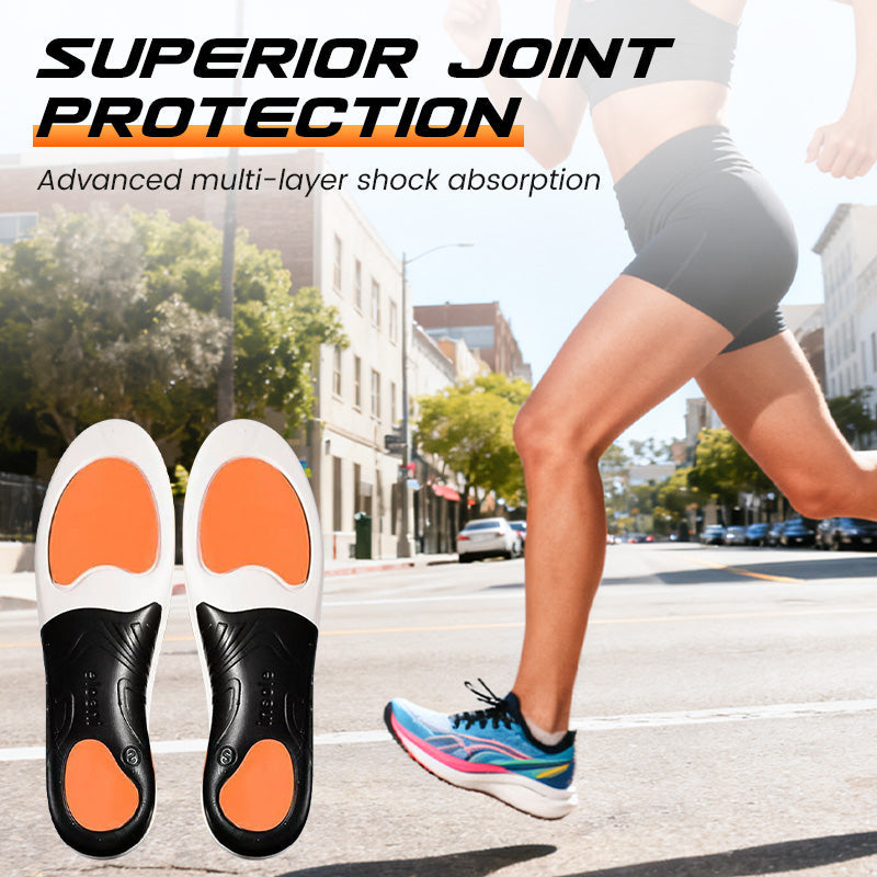 ShockRelief - Sports Shock Absorbing Insoles with Arch Support