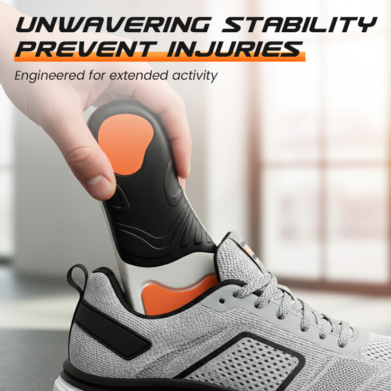 ShockRelief - Sports Shock Absorbing Insoles with Arch Support