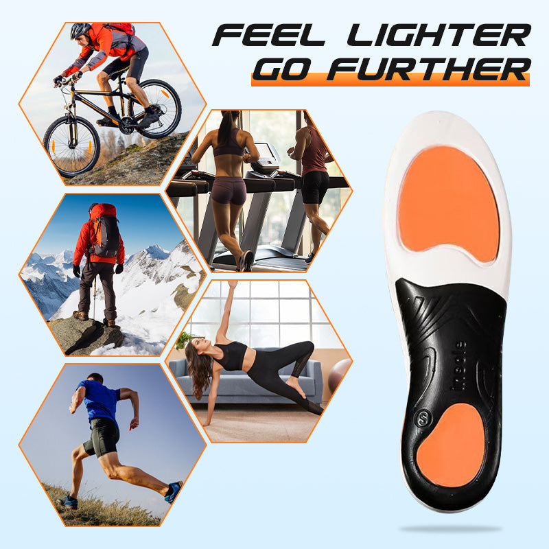 ShockRelief - Sports Shock Absorbing Insoles with Arch Support