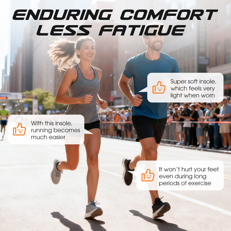 ShockRelief - Sports Shock Absorbing Insoles with Arch Support