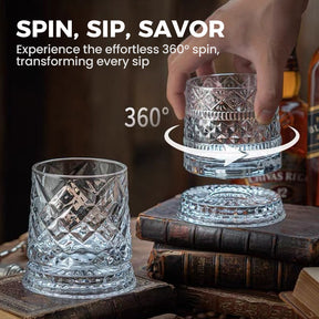 WhiskeyFlow – Crystal Spinning Bourbon Tasting Glass
