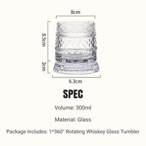 WhiskeyFlow – Crystal Spinning Bourbon Tasting Glass