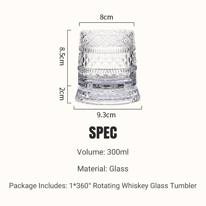 WhiskeyFlow – Crystal Spinning Bourbon Tasting Glass