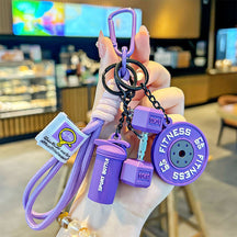 FitCharm – Creative Fitness Themed Keychain