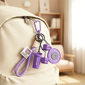 FitCharm – Creative Fitness Themed Keychain