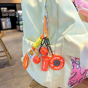 FitCharm – Creative Fitness Themed Keychain