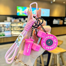 FitCharm – Creative Fitness Themed Keychain