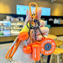 FitCharm – Creative Fitness Themed Keychain