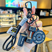 FitCharm – Creative Fitness Themed Keychain