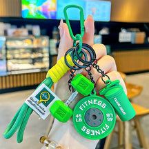 FitCharm – Creative Fitness Themed Keychain