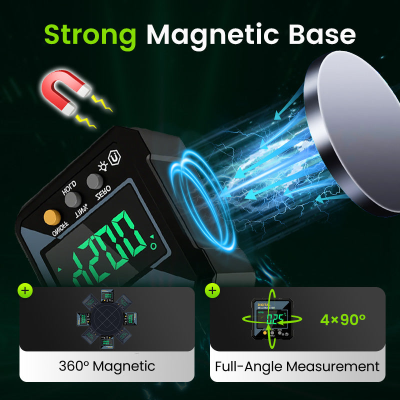 LevelMaster – Magnetic Digital Angle Gauge