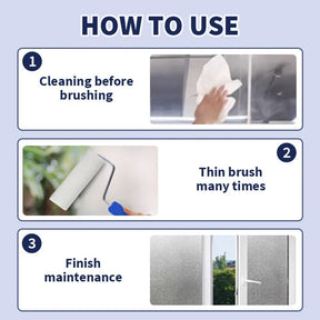 CrystalMist – Waterproof Frosted Window Privacy Paint
