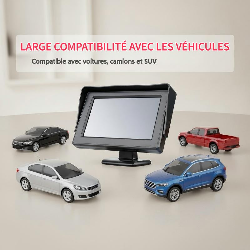 VisionRide – Smart Car Display with Auto Reverse Feature