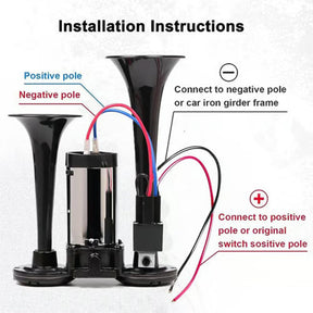 IronWhistle - Heavy-Duty Air Horn for Vehicles