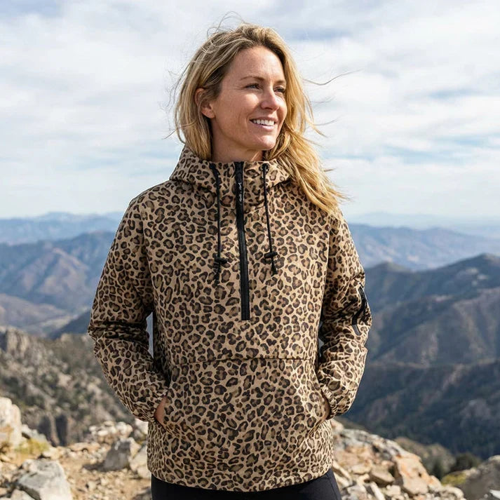 UrbanRoar – Stylish Leopard Print Hooded Sweatshirt