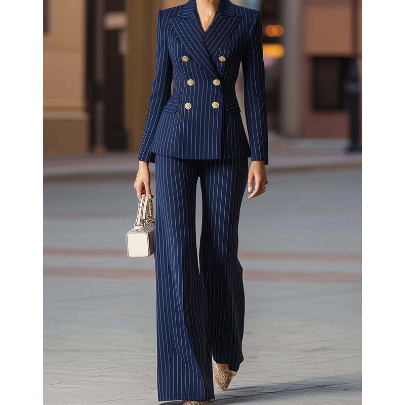 BossEra – Women’s Tailored Pinstripe Suit