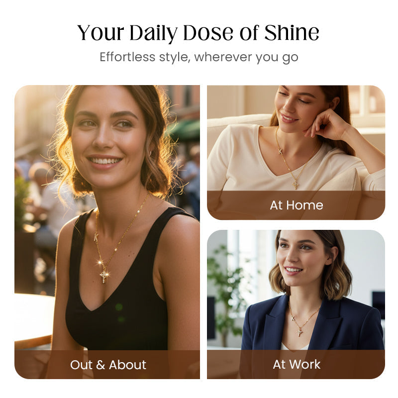 CrossWhisper – Elegant Faith Necklace