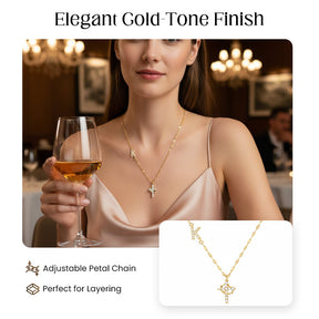 CrossWhisper – Elegant Faith Necklace