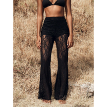 CharmiLace – High Waist Boho Flare Pants