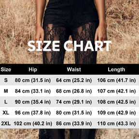 CharmiLace – High Waist Boho Flare Pants
