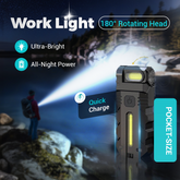 LiteMate – Magnetic Base LED Work Light, Rotating Head