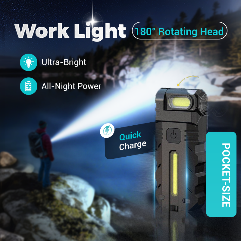 LiteMate – Magnetic Base LED Work Light, Rotating Head