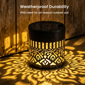 SunMandala – Warm Amber Projection Lamp