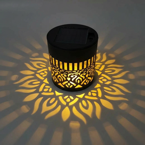 SunMandala – Warm Amber Projection Lamp