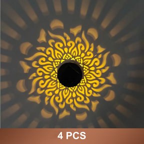 SunMandala – Warm Amber Projection Lamp