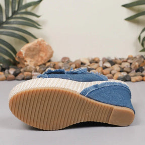 AzureStep – Denim Comfort Sandals