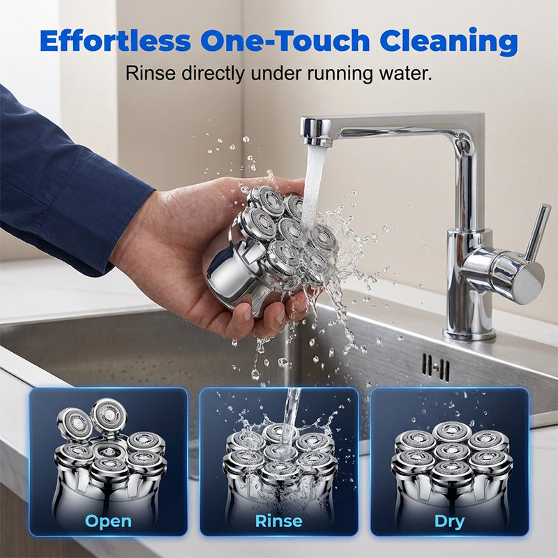 HydroCut – Waterproof Electric Rotary Shaver