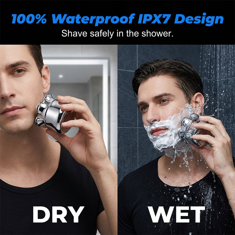 HydroCut – Waterproof Electric Rotary Shaver