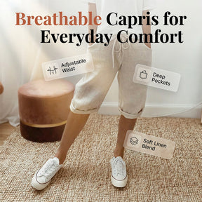 Florel – Breathable Drawstring Capris