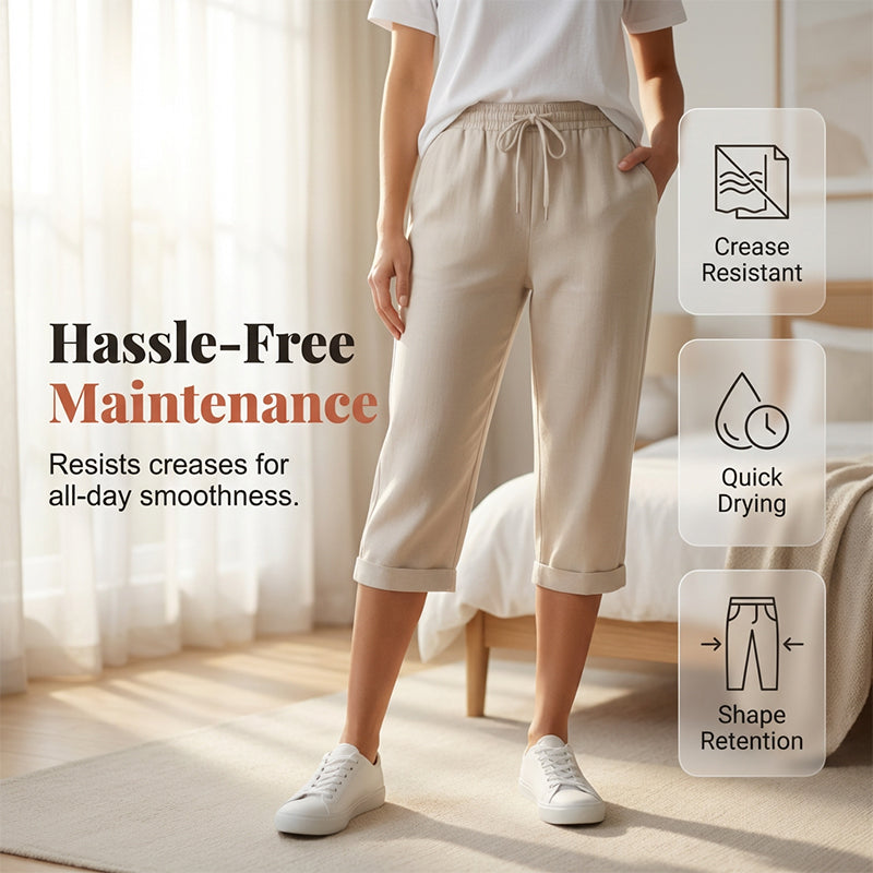 Florel – Breathable Drawstring Capris