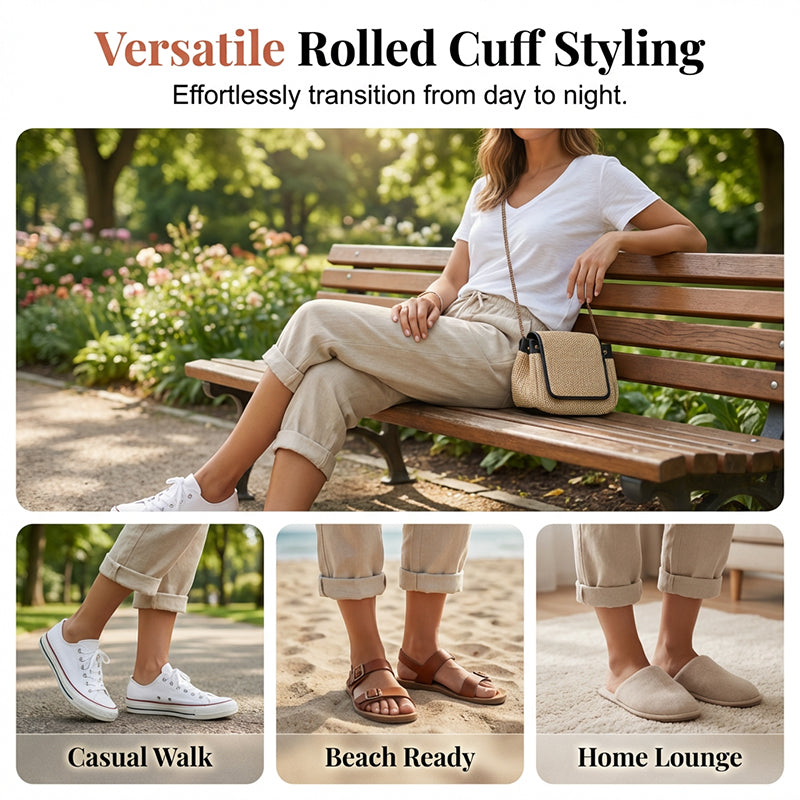 Florel – Breathable Drawstring Capris