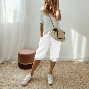 Florel – Breathable Drawstring Capris