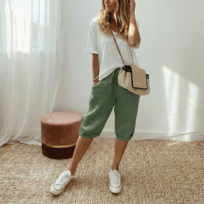 Florel – Breathable Drawstring Capris