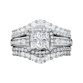 EverShine – Princess Cut Sparkling Zirconia Ring