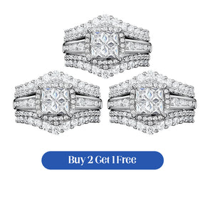 EverShine – Princess Cut Sparkling Zirconia Ring