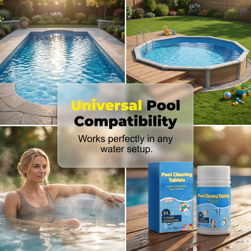 SparklingBlue – Pool Water Purifier Tabs